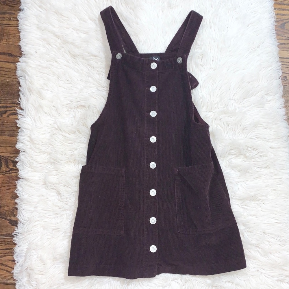 Urban Outfitters dark purple button up dress